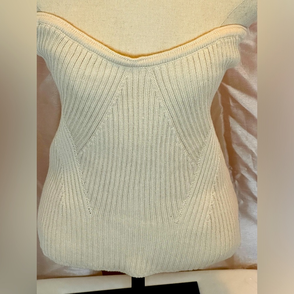 Strapless Sweater Top